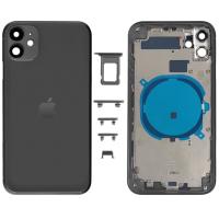 SCOCCA COPRIBATTERIA BACK COVER PER APPLE IPHONE 11 NERO