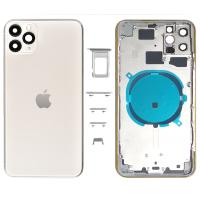 SCOCCA COPRIBATTERIA BACK COVER PER APPLE IPHONE 11 PRO MAX BIANCA