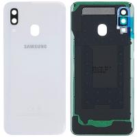 COPRIBATTERIA BACK COVER PER SAMSUNG GALAXY A40 A405 BIANCO