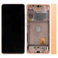 TOUCH SCREEN DISPLAY ORIGINALE PER SAMSUNG GALAXY G781 S20 FE 5G ORANGE