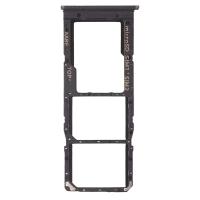 CARRELLO SIM TRAY PER SAMSUNG GALAXY A12 A125 NERO