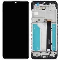 TOUCH SCREEN DISPLAY PER LG K41S LM-K410 K410EMW CON FRAME NERO