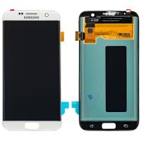 TOUCH SCREEN DISPLAY ORIGINALE PER SAMSUNG GALAXY G935 S7 EDGE BIANCO (NO FRAME)