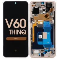 TOUCH SCREEN DISPLAY PER LG V60 THINQ CON FRAME GOLD