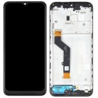 TOUCH SCREEN DISPLAY PER MOTOROLA MOTO E7 PLUS XT2081 CON FRAME NERO