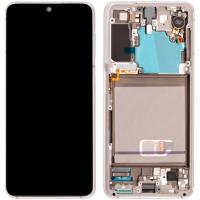 TOUCH SCREEN DISPLAY ORIGINALE PER SAMSUNG GALAXY S21 PHANTOM G991 BIANCO