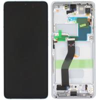 TOUCH SCREEN DISPLAY ORIGINALE PER SAMSUNG GALAXY S21 ULTRA 5G G998 SILVER