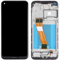 TOUCH SCREEN DISPLAY PER NOKIA 5.4 TA-1325 CON FRAME NERO