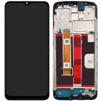 TOUCH SCREEN DISPLAY PER OPPO A9 2020 CPH1941 CON FRAME NERO