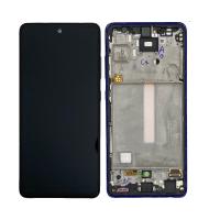 TOUCH SCREEN DISPLAY PER SAMSUNG GALAXY A52 5G A526 A525 CON FRAME BLU GH82-25524B