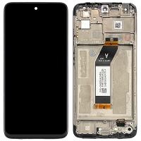 TOUCH SCREEN DISPLAY ORIGINALE PER XIAOMI REDMI 10 CON FRAME NERO