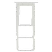 CARRELLO SIM TRAY PER SAMSUNG GALAXY A037G A03S BIANCO