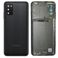 COPRIBATTERIA BACK COVER PER PER SAMSUNG GALAXY A03S A037G NERO