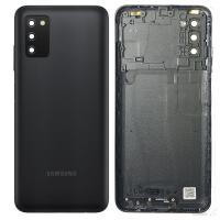 COPRIBATTERIA BACK COVER PER PER SAMSUNG GALAXY A03S A037F NERO (VERSIONE ASIATICA)