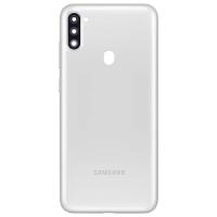 COPRIBATTERIA BACK COVER PER SAMSUNG GALAXY A115 A11 CON VETRO FOTOCAMERA BIANCO