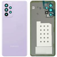 COPRIBATTERIA BACK COVER PER SAMSUNG GALAXY A526 A52 5G CON VETRO FOTOCAMERA VIOLA