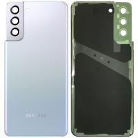 COPRIBATTERIA BACK COVER PER SAMSUNG GALAXY G996 S21 PLUS CON VETRO FOTOCAMERA SILVER