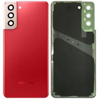 COPRIBATTERIA BACK COVER PER SAMSUNG GALAXY G996 S21 PLUS CON VETRO FOTOCAMERA ROSSO