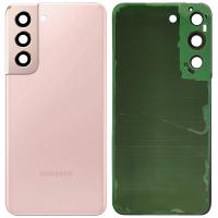 COPRIBATTERIA BACK COVER PER SAMSUNG GALAXY S906 S22 PLUS CON VETRO FOTOCAMERA PINK