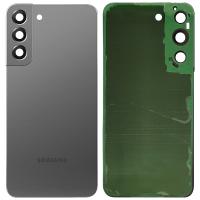 COPRIBATTERIA BACK COVER PER SAMSUNG GALAXY S906 S22 PLUS CON VETRO FOTOCAMERA GRIGIO