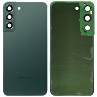 COPRIBATTERIA BACK COVER PER SAMSUNG GALAXY S901 S22 S906 S22 PLUS CON VETRO FOTOCAMERA VERDE