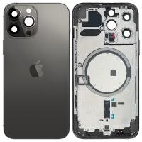 SCOCCA COPRIBATTERIA BACK COVER PER APPLE IPHONE 13 PRO NERO