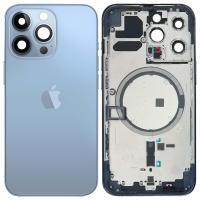 SCOCCA COPRIBATTERIA BACK COVER PER APPLE IPHONE 13 PRO BLU