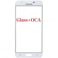 VETRO GLASS + OCA PER SAMSUNG GALAXY J701 J7 CORE BIANCO