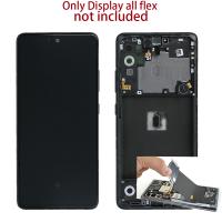 TOUCH SCREEN DISPLAY SMONTATO DAL TELEFONO PER SAMSUNG GALAXY A516 A51 5G CON FRAME NERO GRADO A