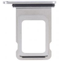 CARRELLO SIM TRAY PER APPLE IPHONE 14 PRO SILVER