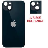 COPRIBATTERIA BACK COVER PER APPLE IPHONE 14 PLUS LARGE HOLE NERO