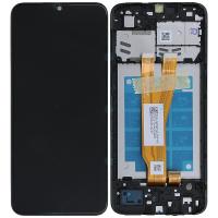 TOUCH SCREEN DISPLAY ORIGINALE PER SAMSUNG GALAXY A03 CORE 2021 A032 CON FRAME