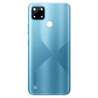 COPRIBATTERIA BACK COVER ORIGINALE PER REALME C21Y RMX3263 BLU