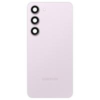 COPRIBATTERIA BACK COVER ORIGINAL PER SAMSUNG GALAXY S911 S23 CON VETRO FOTOCAMERA LAVENDER VIOLA