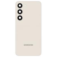 COPRIBATTERIA BACK COVER PER SAMSUNG GALAXY S916 S23 PLUS CON VETRO FOTOCAMERA CREAM