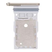 CARRELLO SIM TRAY PER SAMSUNG GALAXY S918 S23 ULTRA CREAM