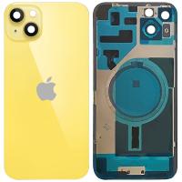 SCOCCA COPRIBATTERIA BACK COVER CON FRAME PER APPLE IPHONE 14 PLUS GIALLO