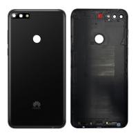 COPRIBATTERIA SCOCCA PER HUAWEI Y7 2018 NERO BACK COVER