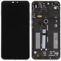 TOUCH SCREEN DISPLAY PER XIOAMI MI 8 LITE CON FRAME NERO