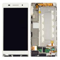 TOUCH SCREEN DISPLAY PER HUAWEI P7 CON FRAME BIANCO (HQ)