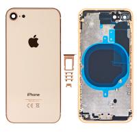 SCOCCA COPRIBATTERIA BACK PER IPHONE 8 GOLD ORO