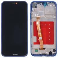 TOUCH SCREEN DISPLAY CON FRAME BLU HUAWEI P20 LITE /NOVA 3E TOUCH+LCD+FRAME BLUE