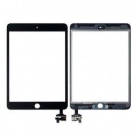 TOUCH SCREEN PER APPLE IPAD MINI 3 NERO 3G WIFI CON CHIP A1599 A1600 DIGITIZER