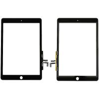 TOUCH SCREEN APPLE IPAD AIR A1475 NERO BIADESIVO TASTO HOME BLACK RICAMBIO VETRO QUALITA' ORIGINALE