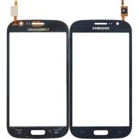 VETRO TOUCH SCREEN SAMSUNG GALAXY GRAND DUOS GT-I9082 GT-I9080 NERO/BLU RICAMBIO