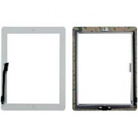 TOUCH SCREEN IPAD 3 IPAD 4 BIANCO TASTO HOME ASSEMBLATO BIADESIVO RICAMBIO APPLE