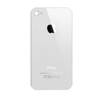 SCOCCA POSTERIORE BACK CASE PER IPHONE 4S BIANCO RICAMBIO APPLE WHITE LOGO MELA