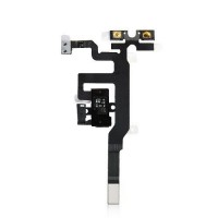 FLAT AUDIO FLEX BLACK PER IPHONE 4S RICAMBIO APPLE CONNETTORE NERO VOLUME CAVO