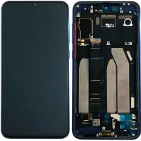 TOUCH SCREEN DISPLAY ORIGINALE SERVICE PACK PER XIAOMI MI 9 SE CON FRAME BLU 5610100210B6