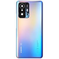 COPRIBATTERIA BACK COVER PER XIAOMI MI 11T PRO 5G CON VETRO FOTOCAMERA BLU